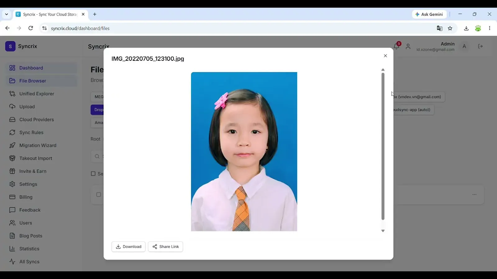 Syncrix screenshot 1 (video preview)