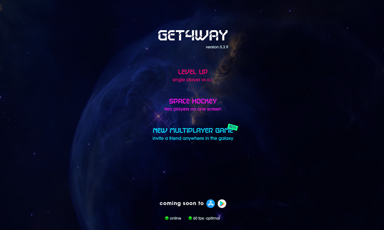 Get4way - Arkadaşlarla uzay hokey pong medya 1