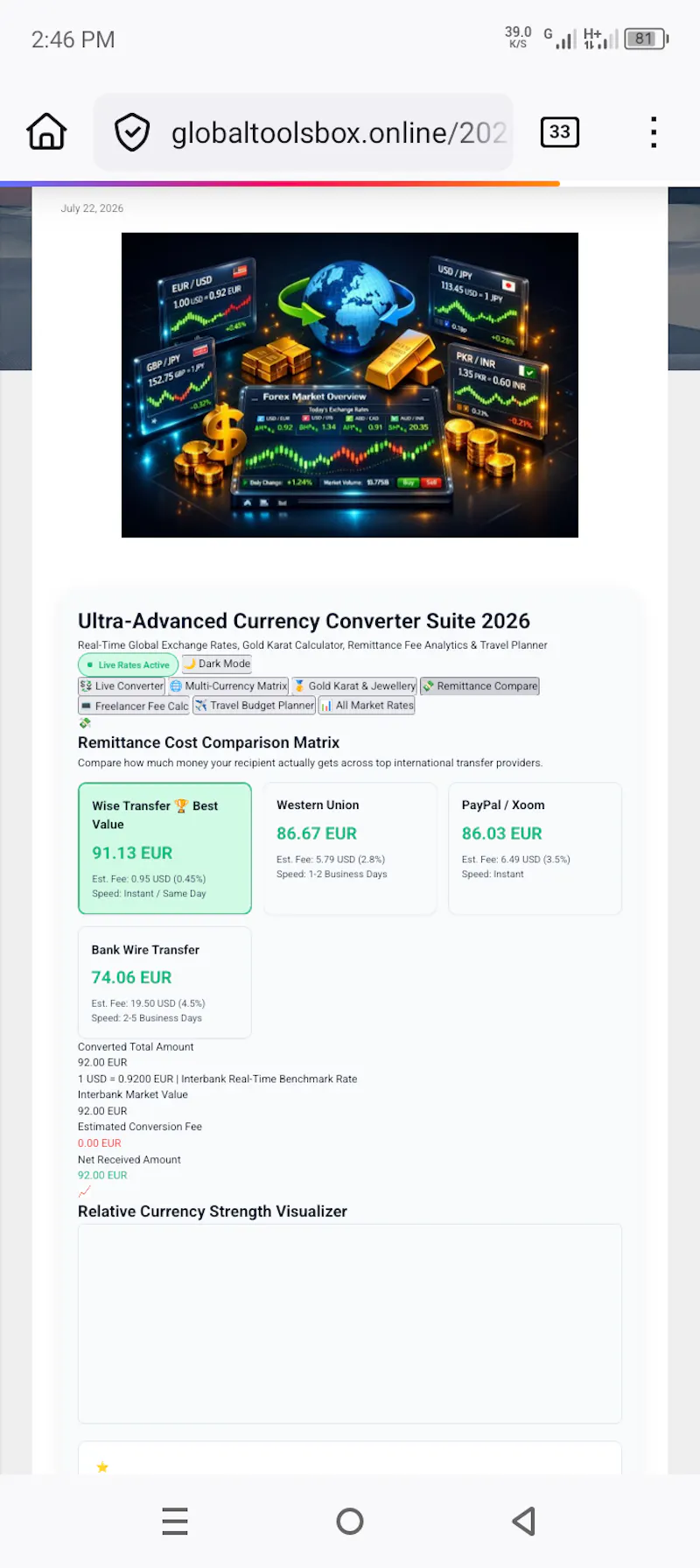 Ultra-Advanced Currency Converter Suite  screenshot 6