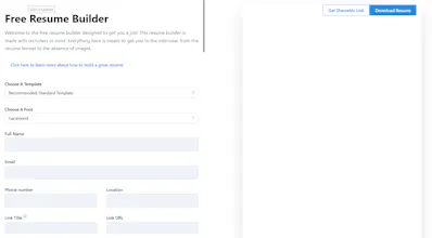 Free Resume Builder gallery image