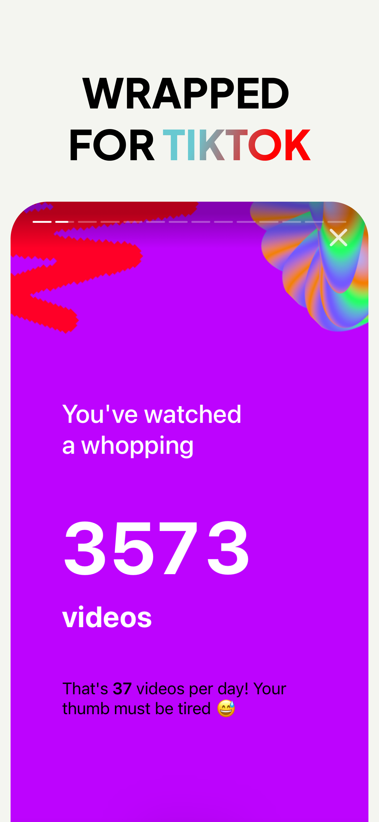 Tiktok ห่อ - Spotify ห่อ แต่สำหรับ tiktok media 1