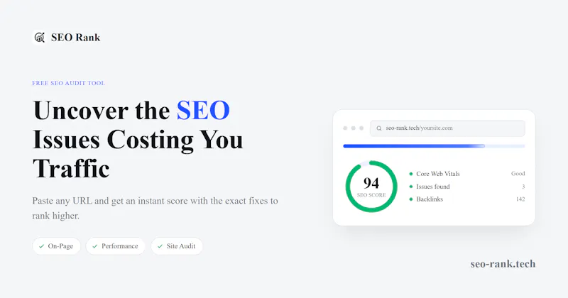 SEO Rank screenshot 1