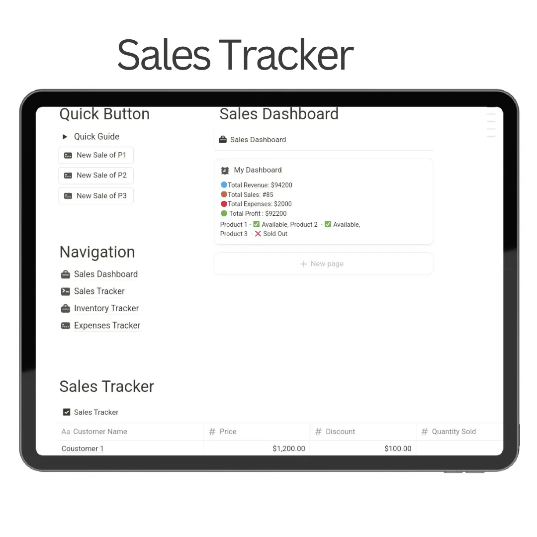 Sales Tracker  gallery image