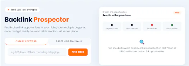 Backlink Prospector by Peplio gallery image