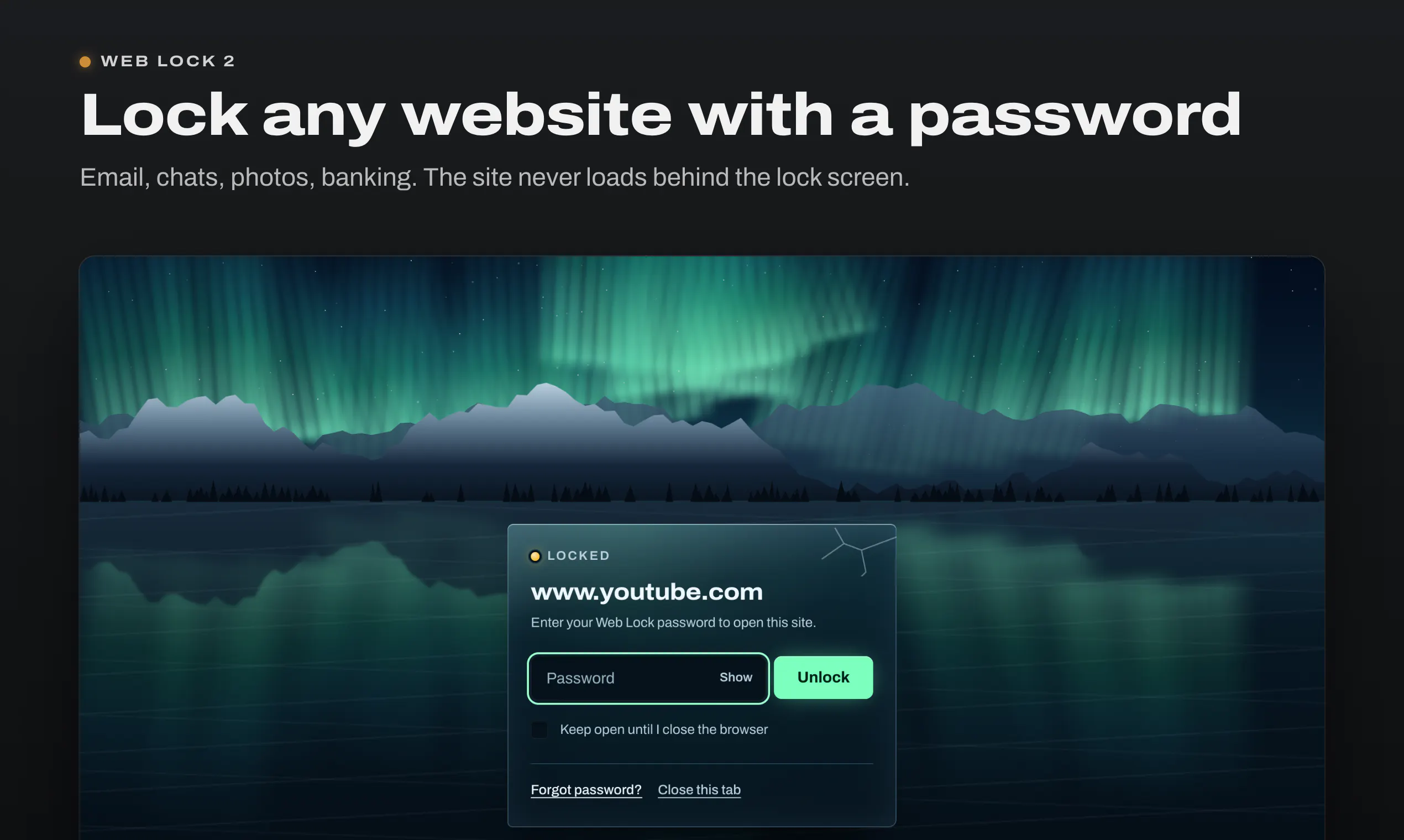 Web Lock gallery image