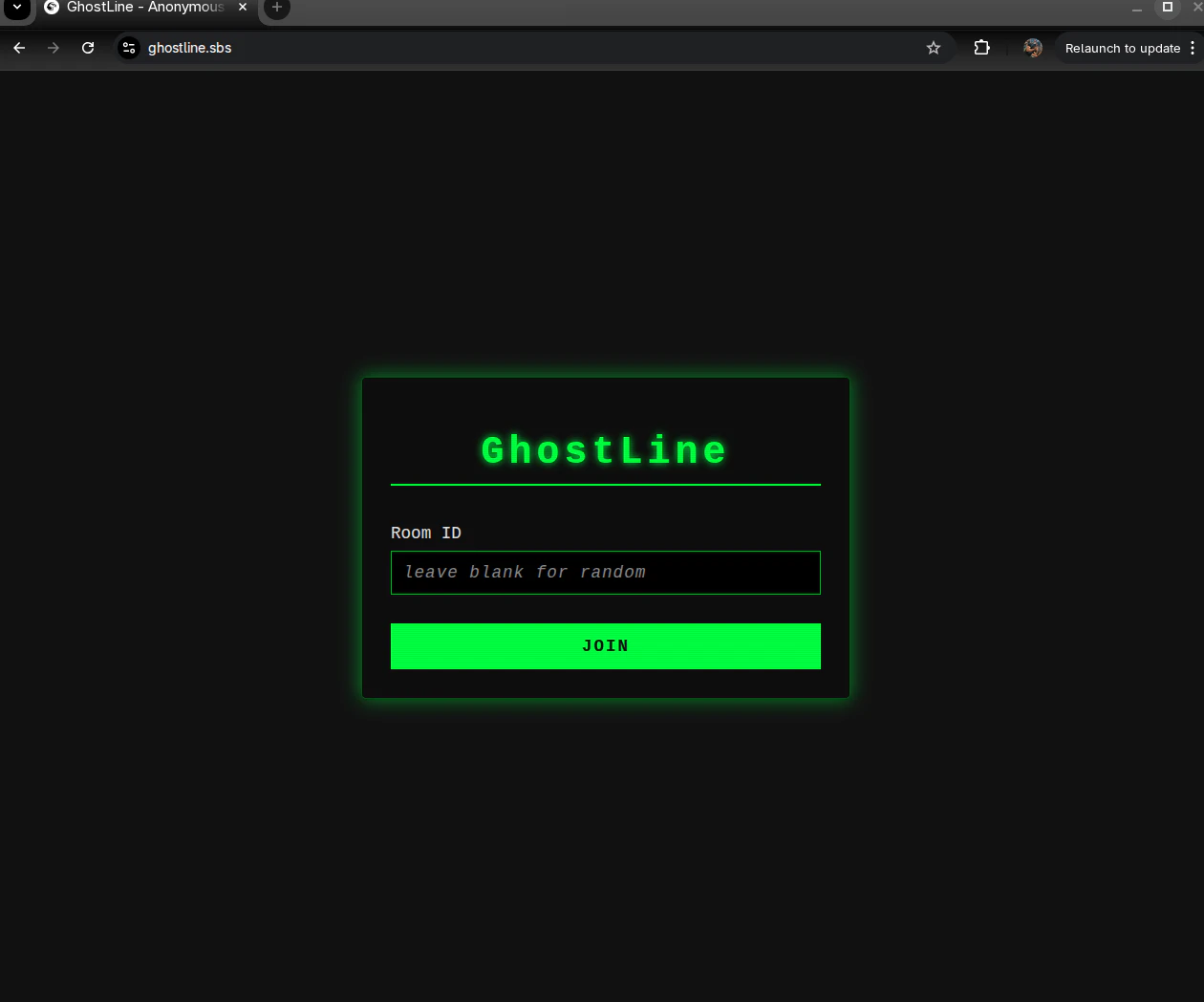 GhostLine 대표 미리보기