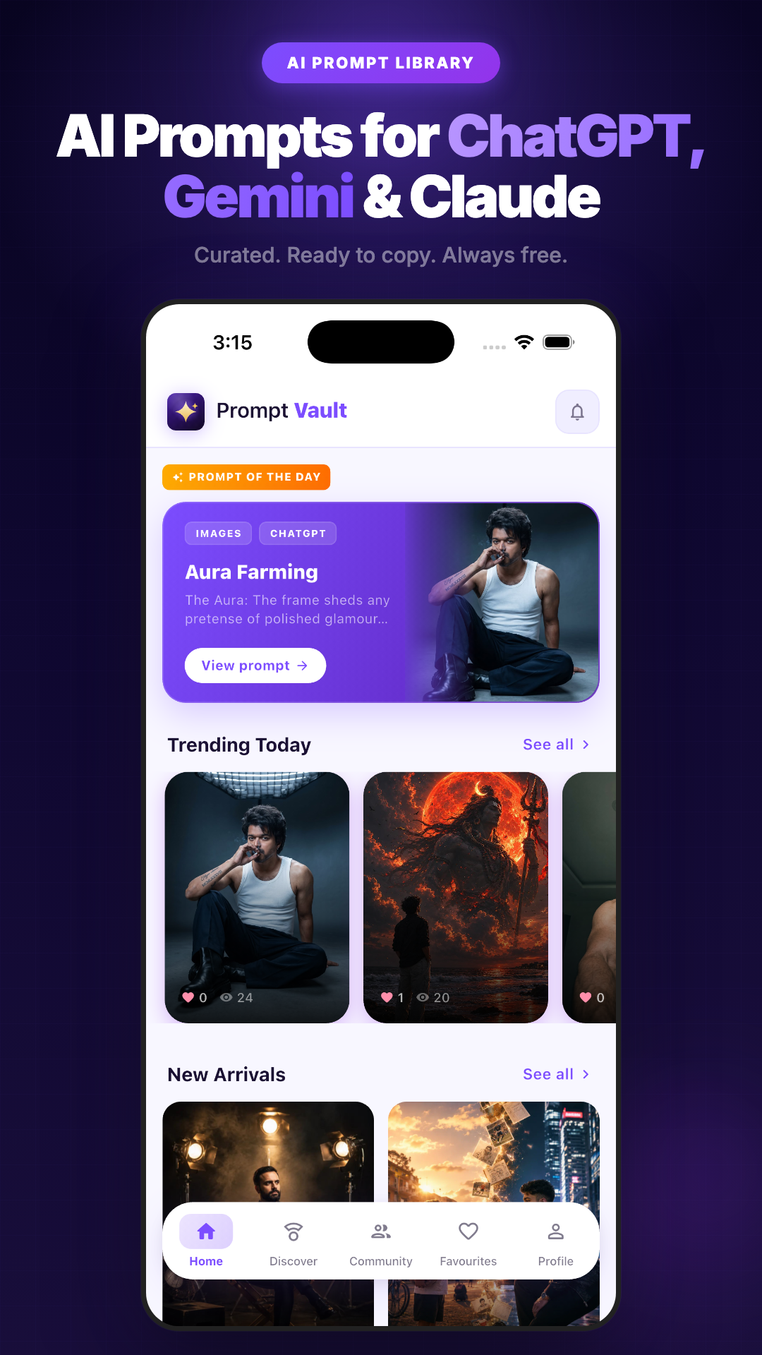 PromptVault : AI Prompt Library gallery image