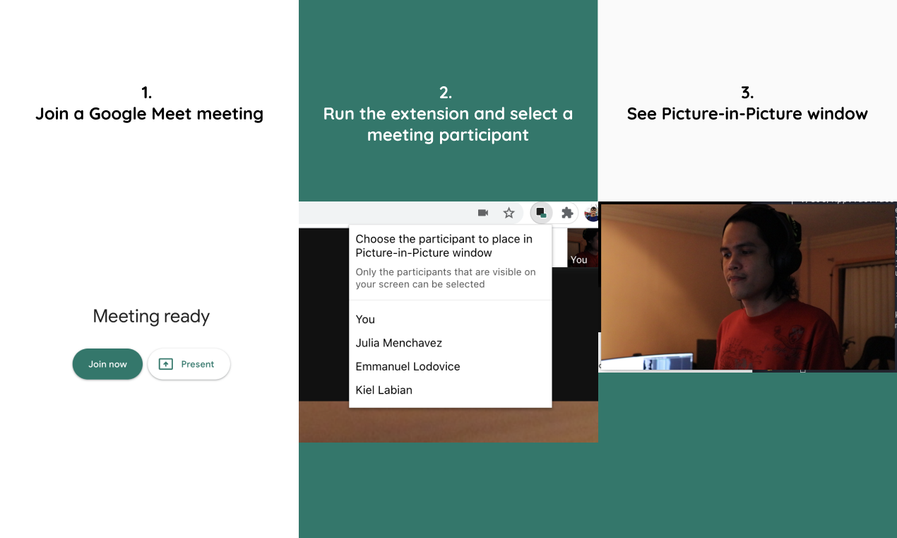 Google Meet PiP gallery image