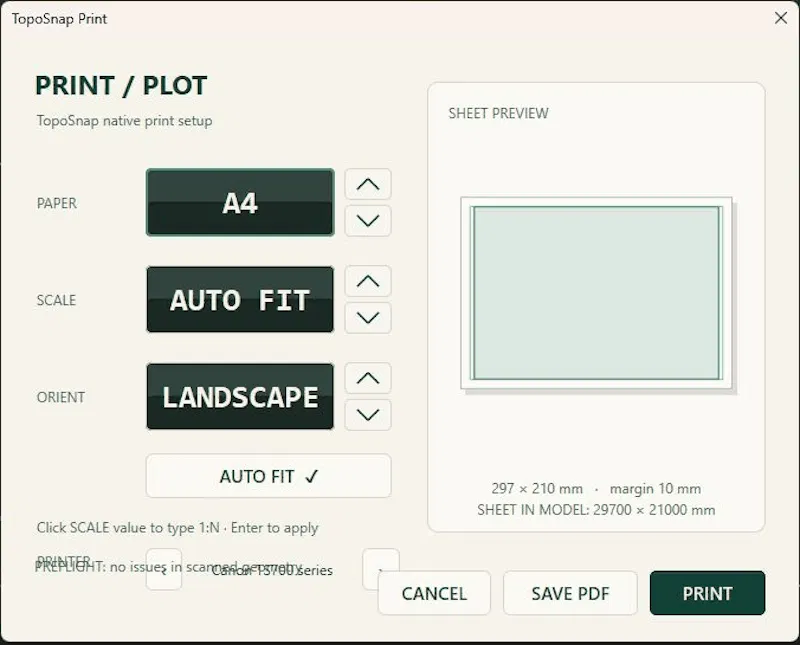 TopoSnap-Fast, comfortable CAD screenshot 4