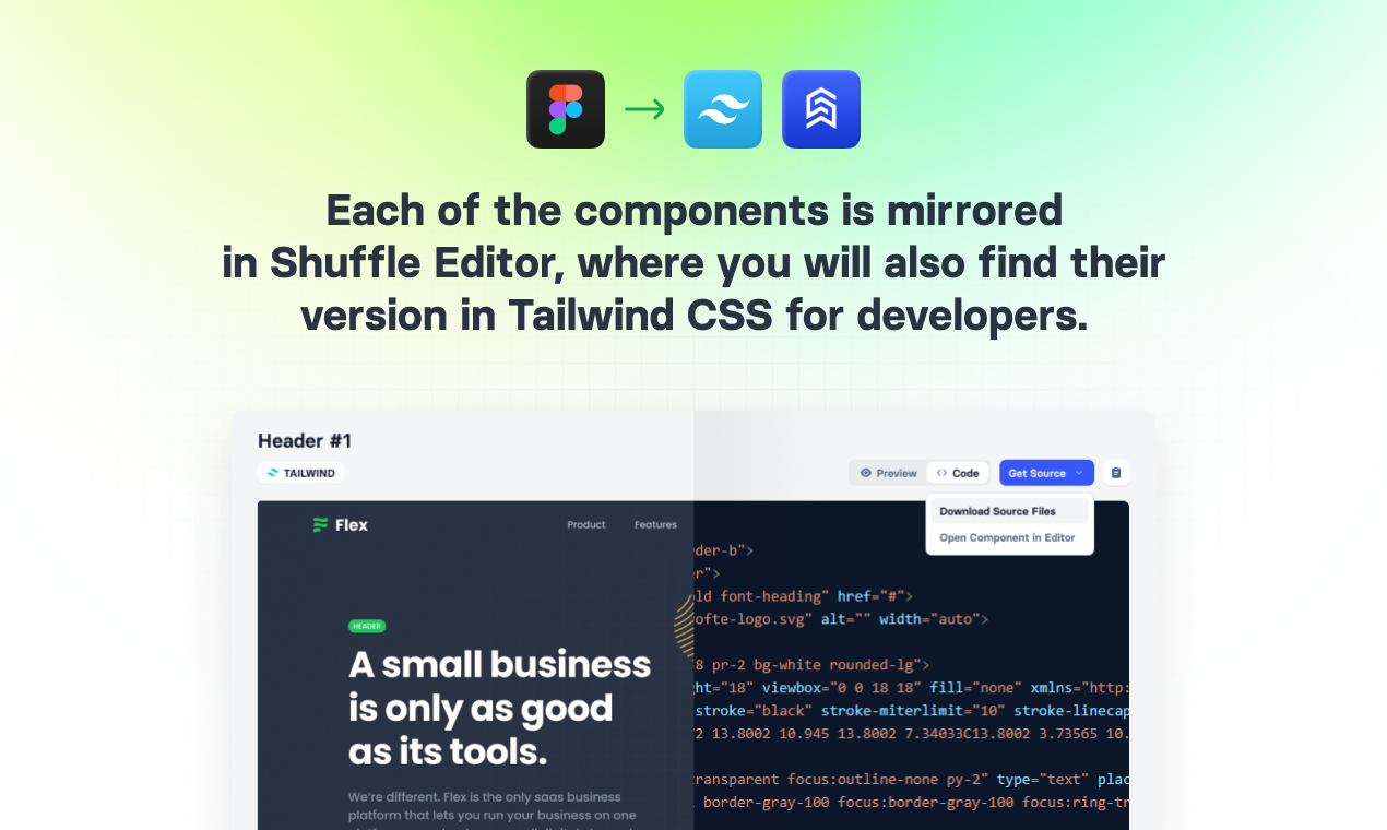 Flex UI library for Figma gallery image