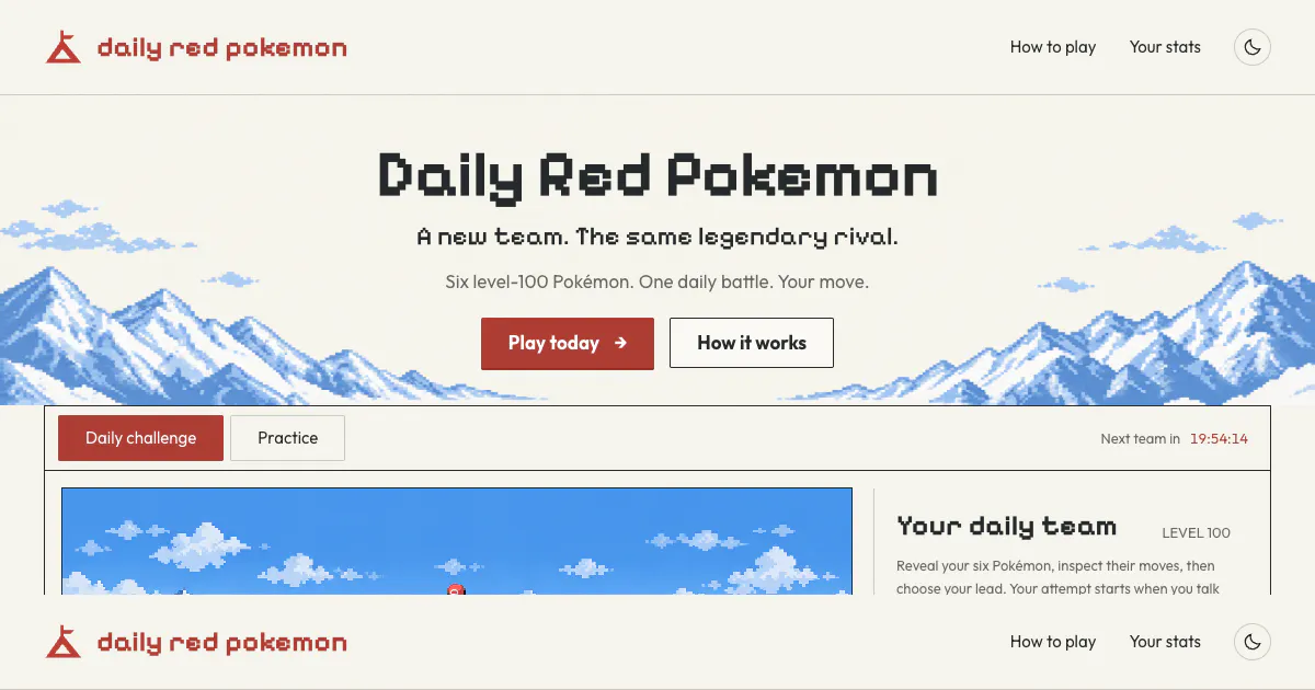 daily red pokemon gallery image