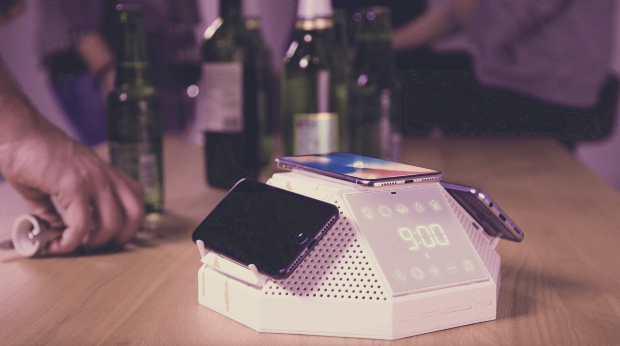 HyperCube: World's First Wireless Charging Station & Sleep Aid gallery image