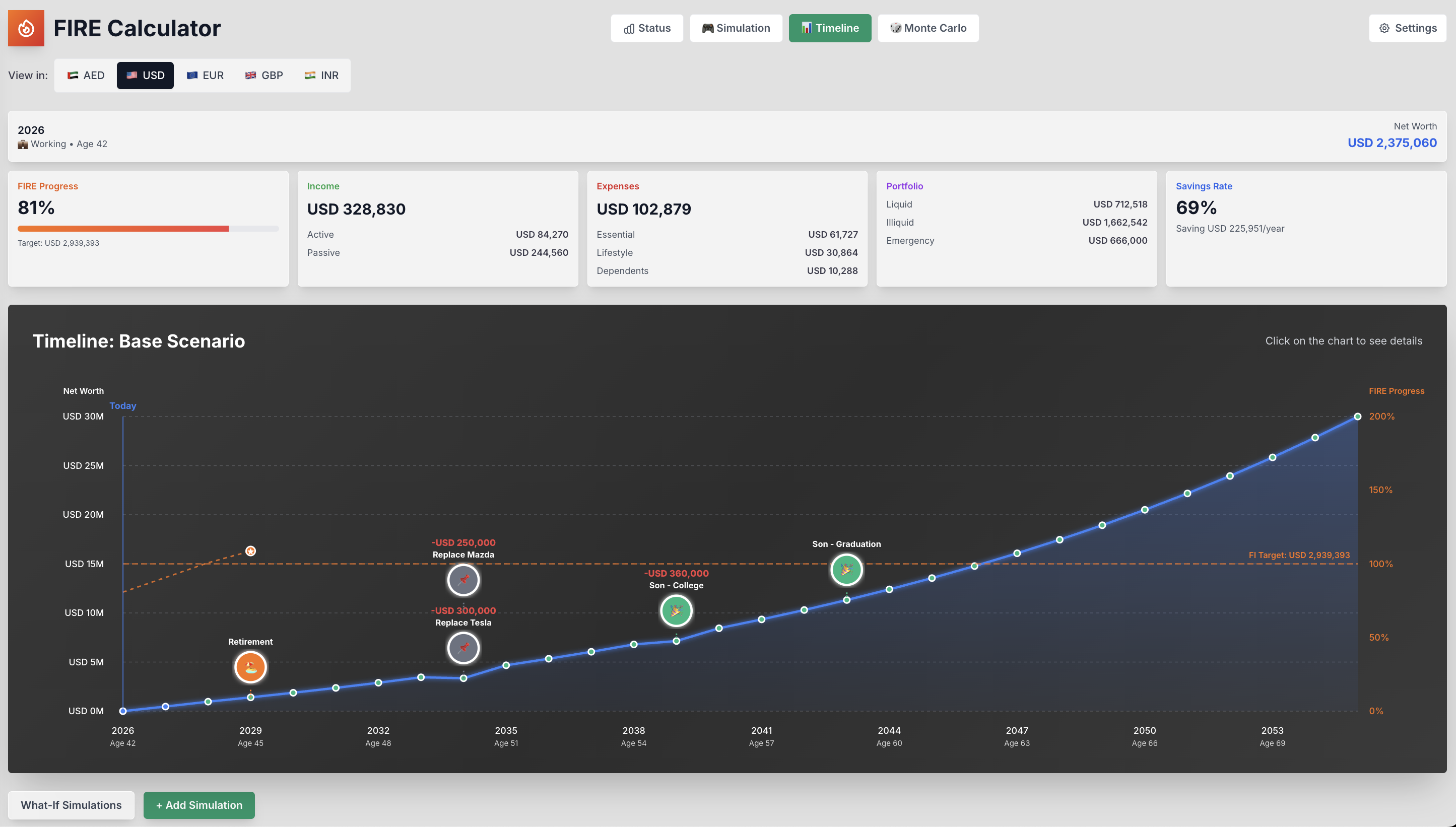 PathToFIRE - Screenshot 2 showing product features and functionality