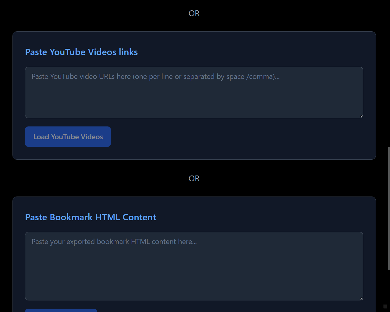 YouTube Playlists generator gallery image