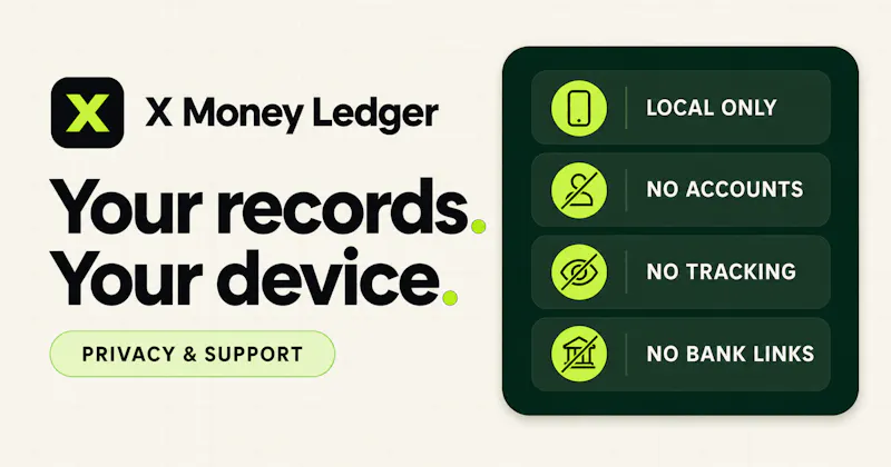 X Money: Expense Tracker screenshot 1