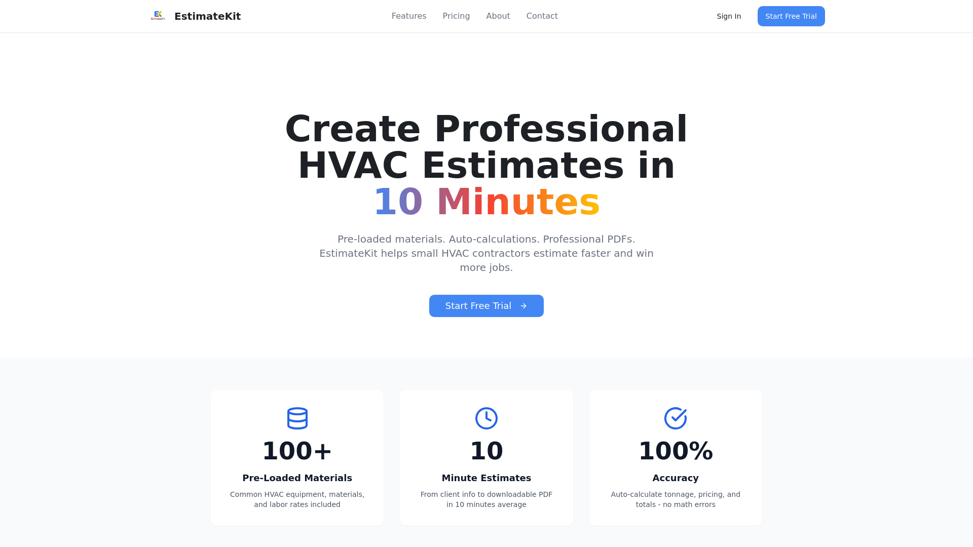 EstimateKit gallery image