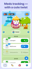 Pill Buddy: Cute meds tracker, reminders
