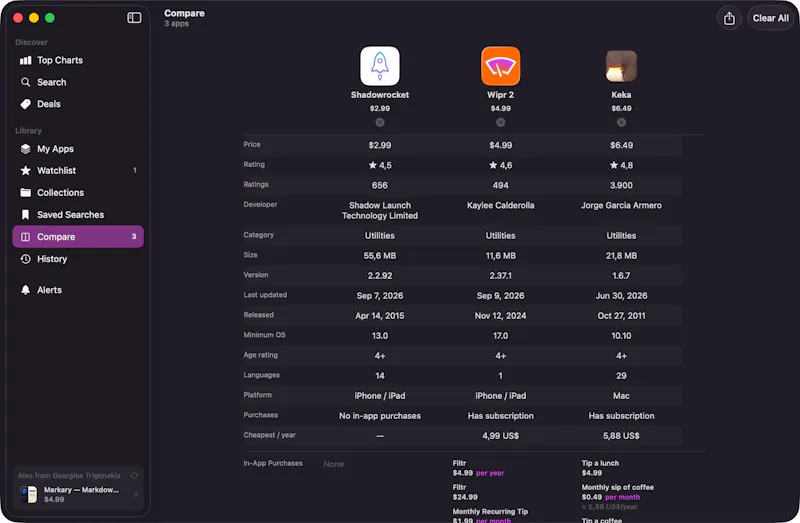 AppSift screenshot 6