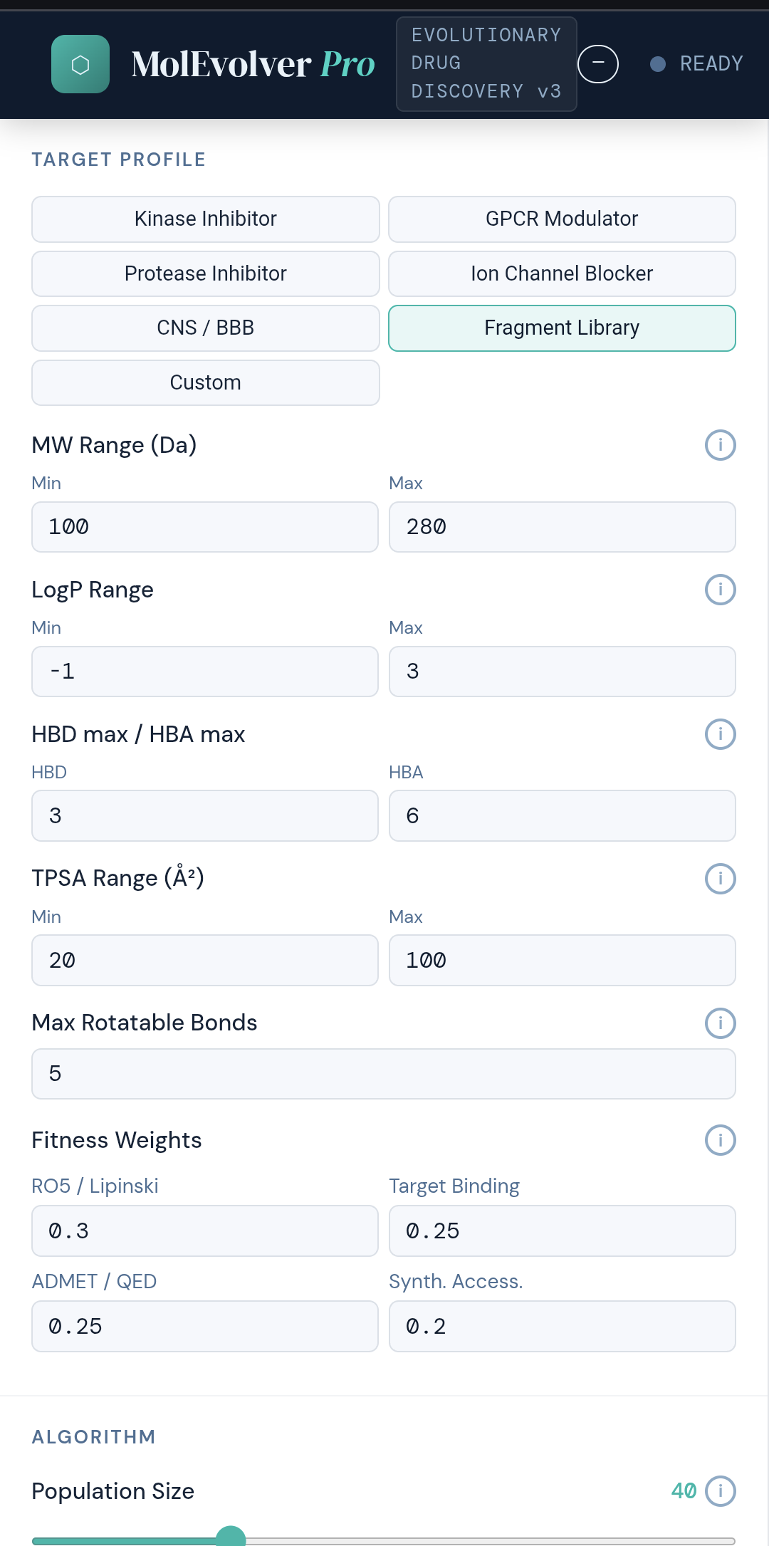 MolEvolver Pro v3 gallery image