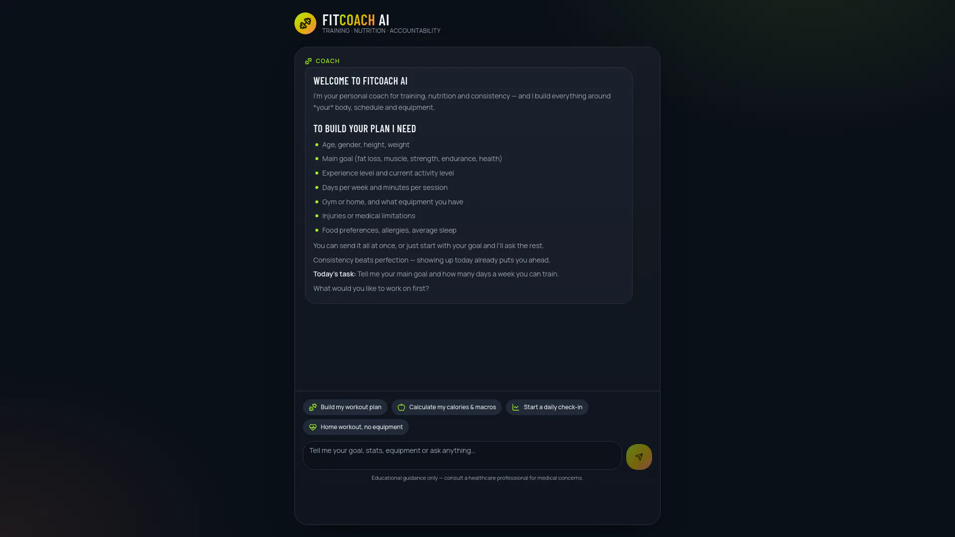 FitCoach-AI gallery image