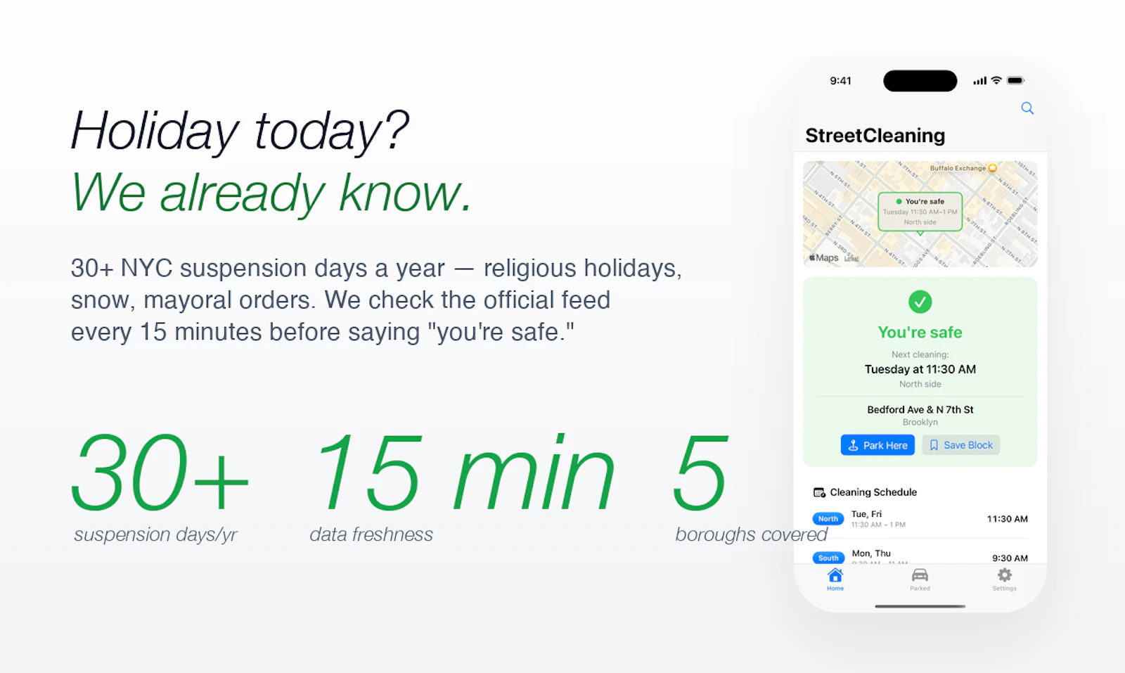 NYC Street Cleaning screenshot 3