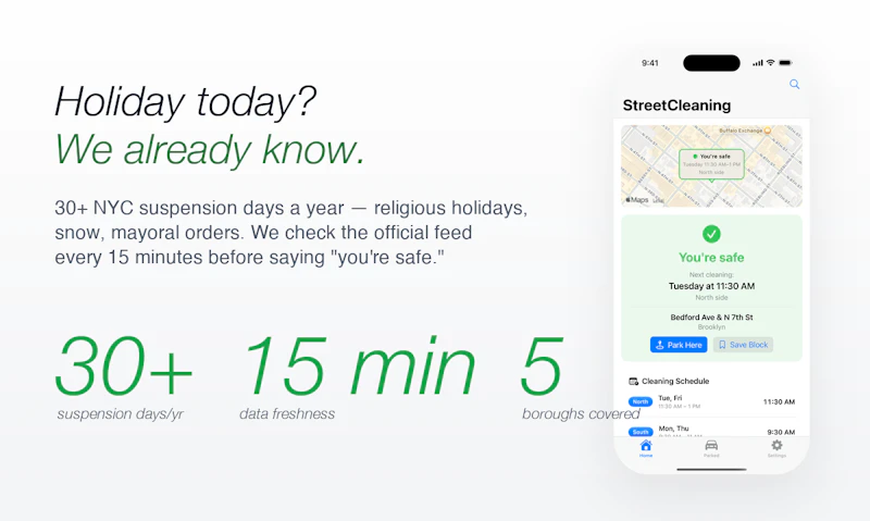 NYC Street Cleaning screenshot 3