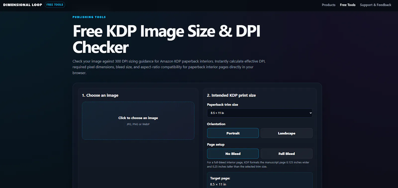 300 DPI Pixel Calculator screenshot 1