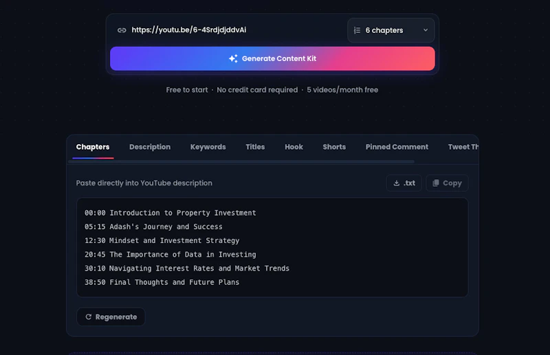 Chaptrly screenshot 2