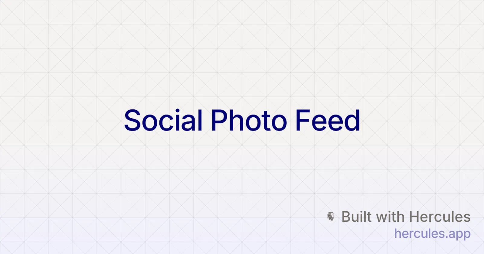 Social Photo Feed screenshot 1