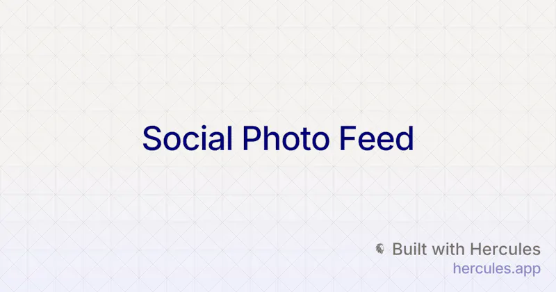 Social Photo Feed screenshot 1