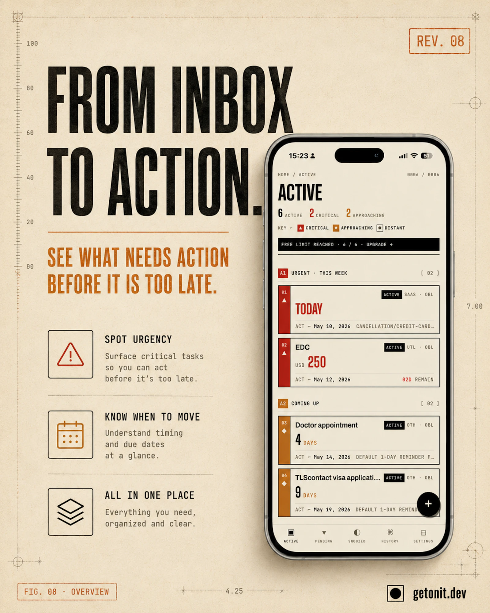 Onit: From inbox to actions screenshot 3