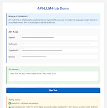 LLM-API-Hub gallery image