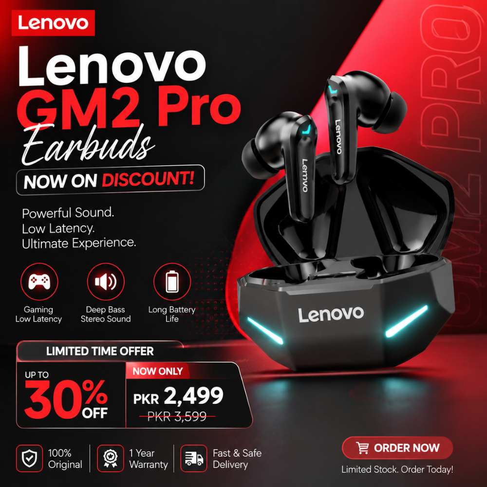 Lenovo GM2 Pro Earbuds Now On Discount.