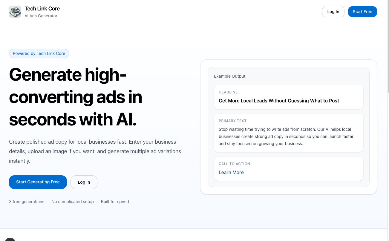 Tech Link Core Ads gallery image