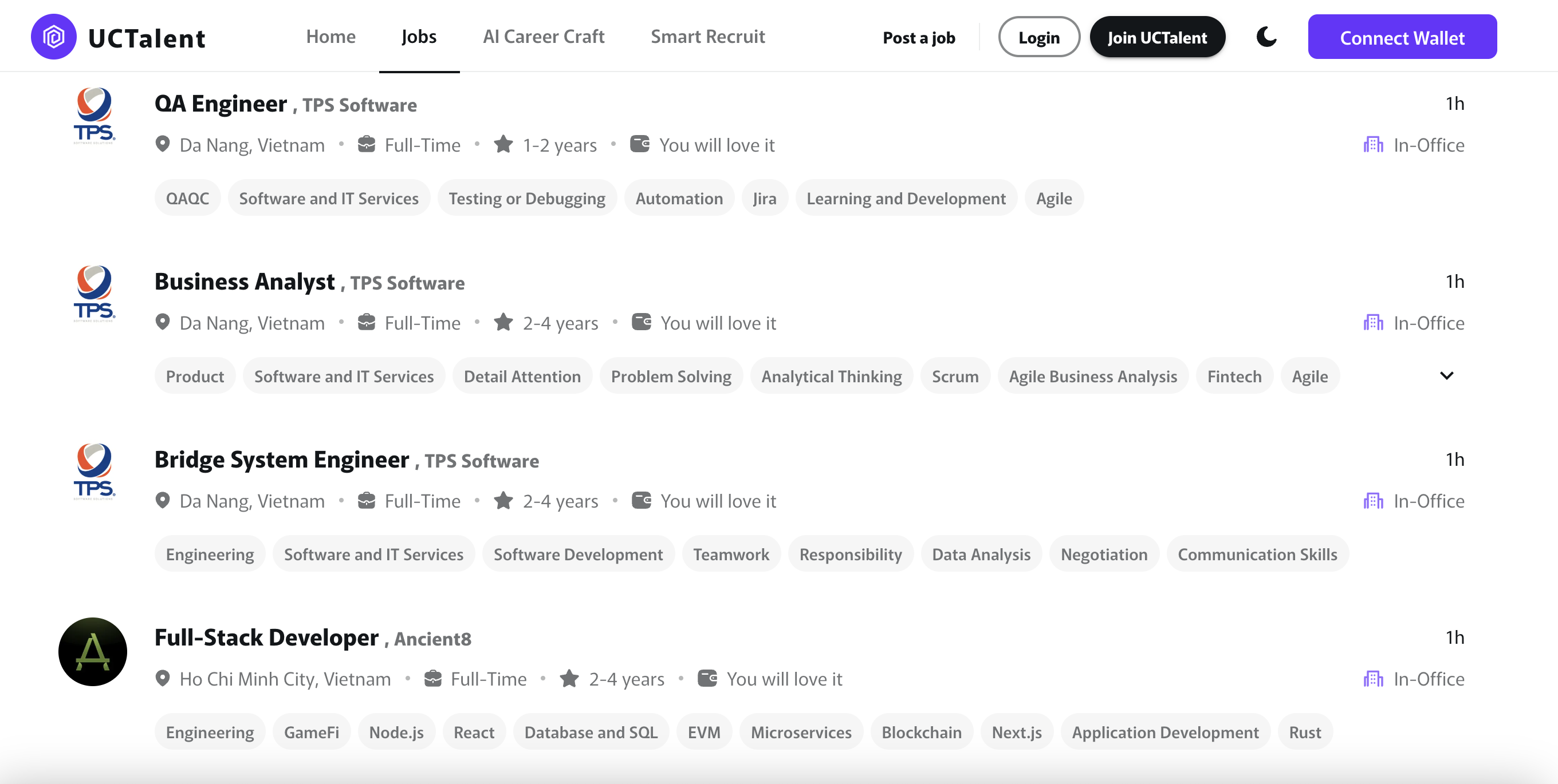 Mídia 3 de Uctalent - quadro de empregos - Sua porta de entrada para a carreira Web3/Blockchain