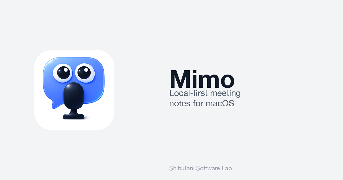 Mimo - Main product screenshot demonstrating key features and user interface