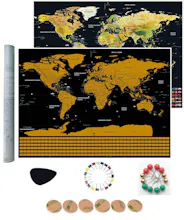 Scratch off world map gallery image