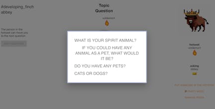 Virtual Hotseat gallery image