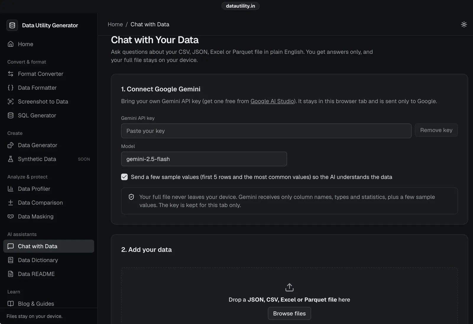 Data Utility Generator gallery image