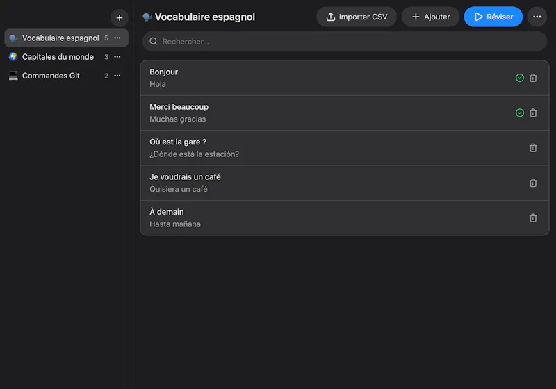 FlashCard screenshot 2