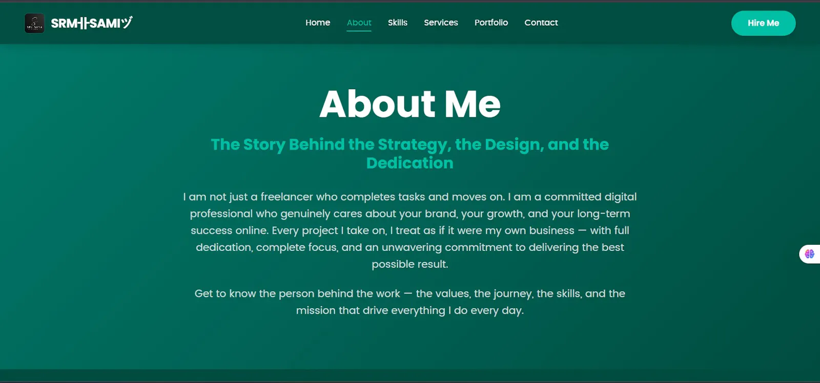 My Personal Portfolio Website SRM卝SAMIヅ screenshot 2