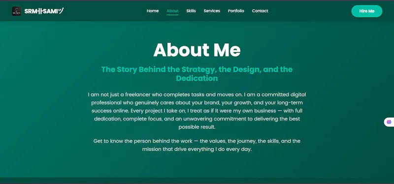 My Personal Portfolio Website SRM卝SAMIヅ screenshot 2