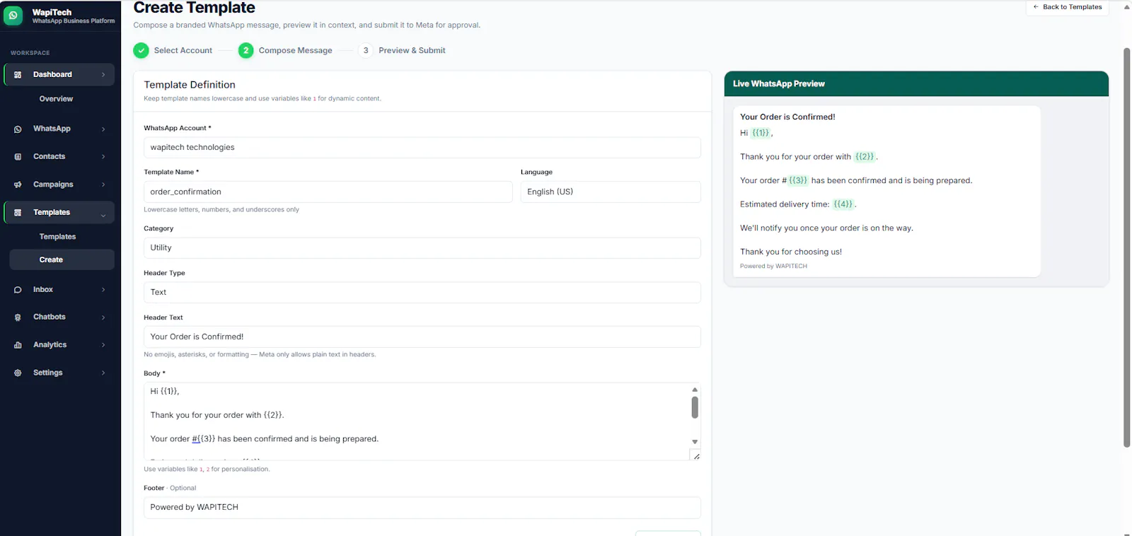WapiTech – WhatsApp Business API screenshot 2