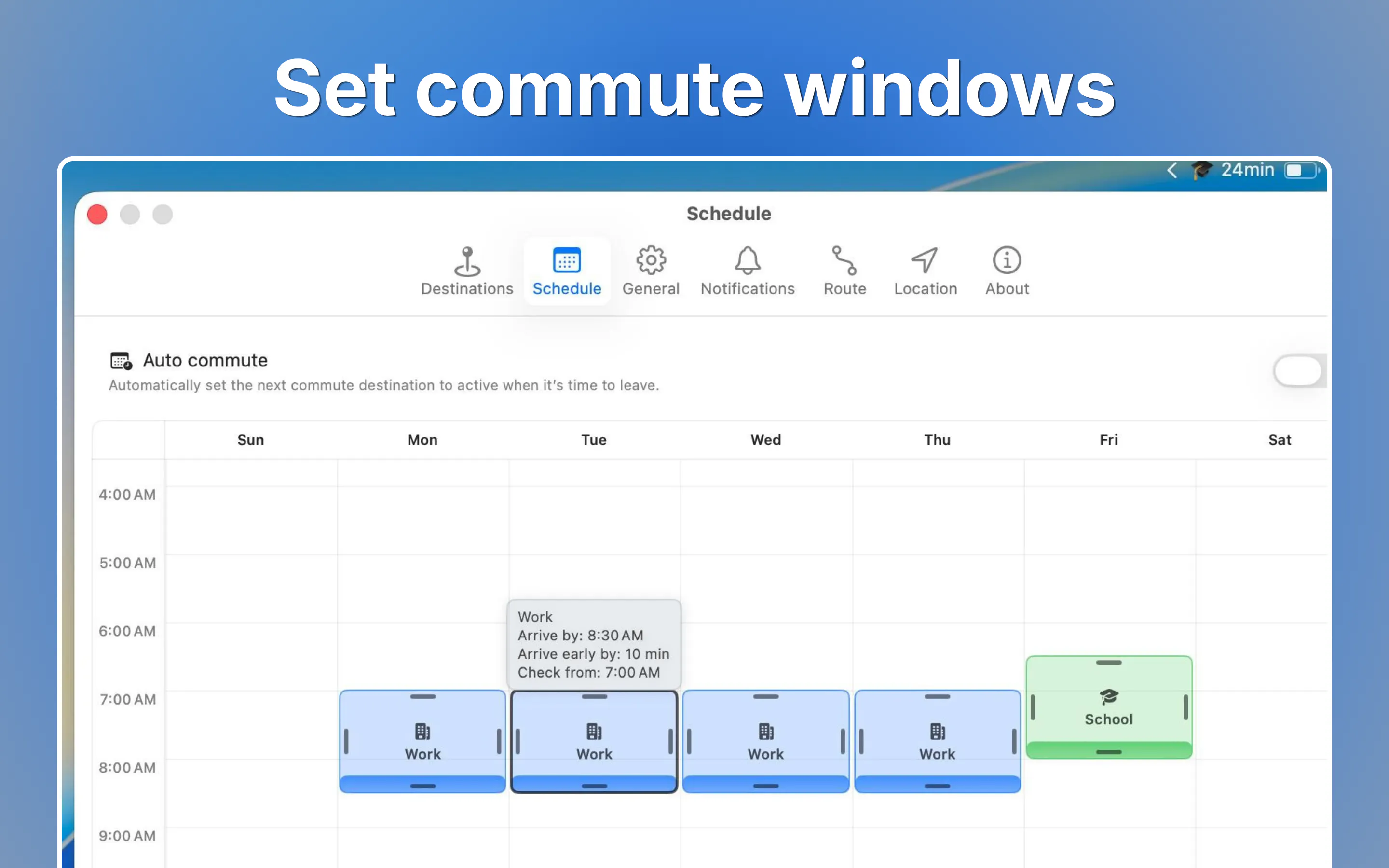 CommuteBar screenshot 4