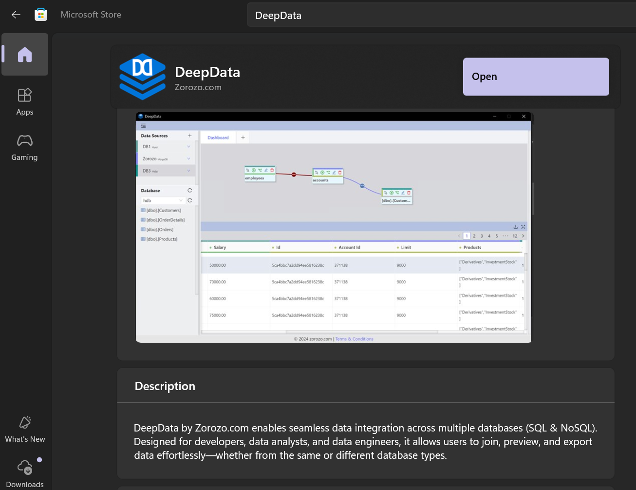 Mídia 3 de Zorozo.com - DeepData - DeepData por zorozo.com - ETL de arquivos DBS, APIs e JSON