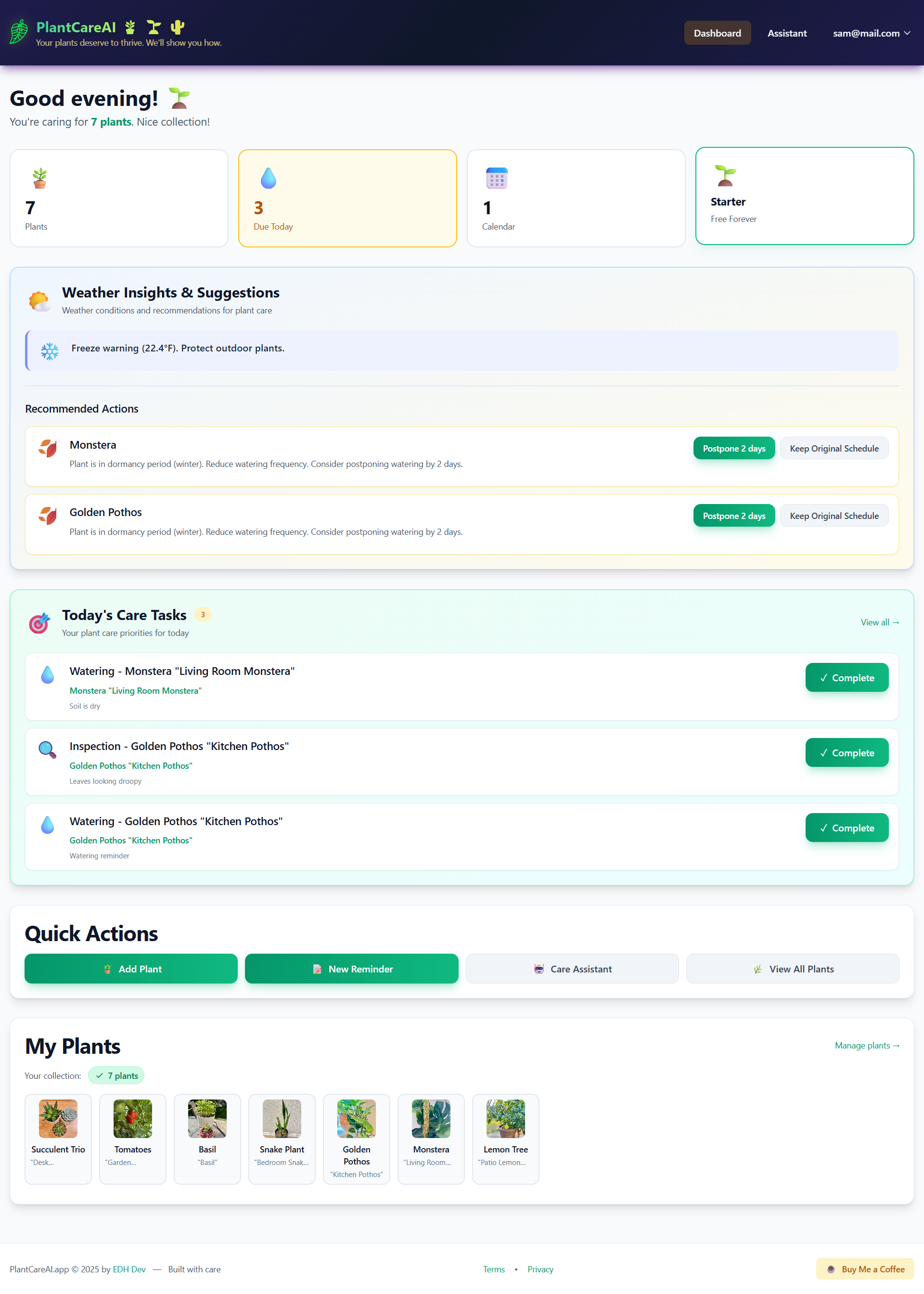 PlantCareAI - Screenshot 2 showing product features and functionality
