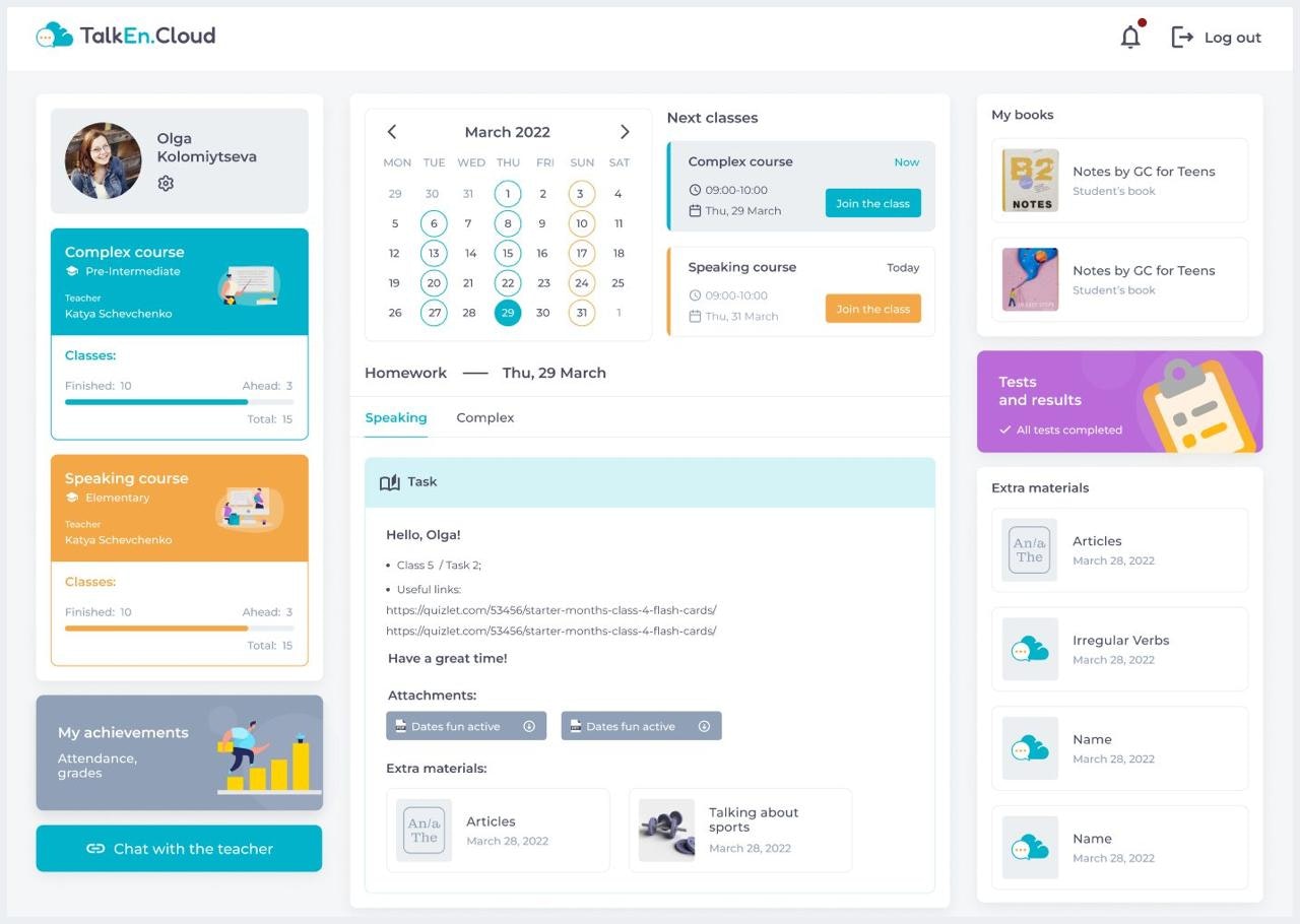 TalkEn.Cloud - Screenshot 2 showing product features and functionality