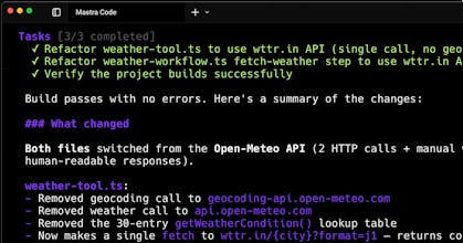 Mastra Code gallery image