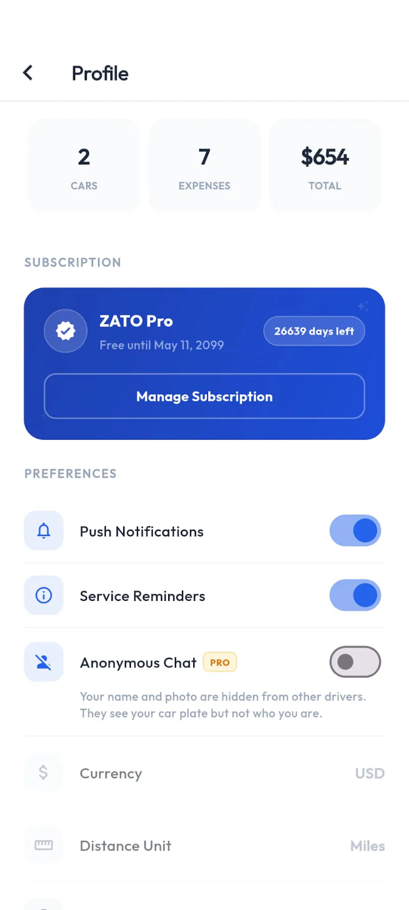 ZATO – Car & Expense Tracker screenshot 9