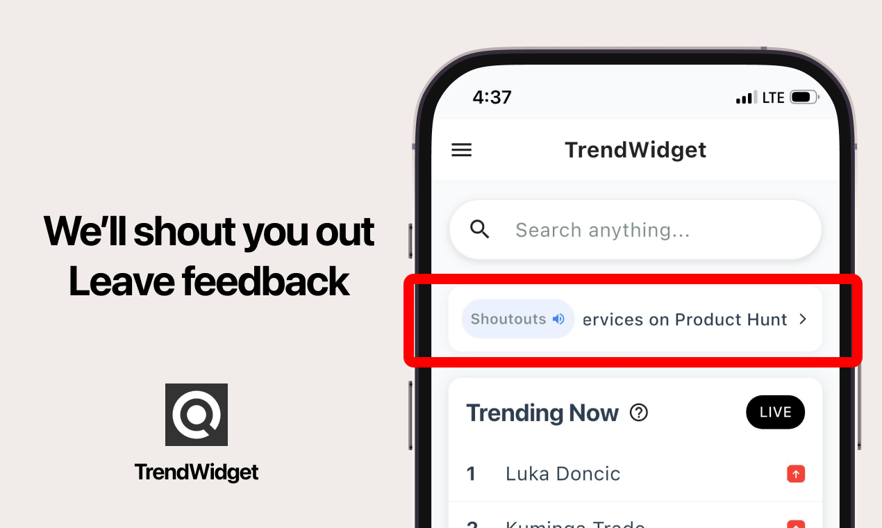 TrendWidget gallery image